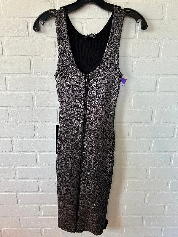 Black Dress Party Short Bebe, Size M Chiffon Maxi Beach