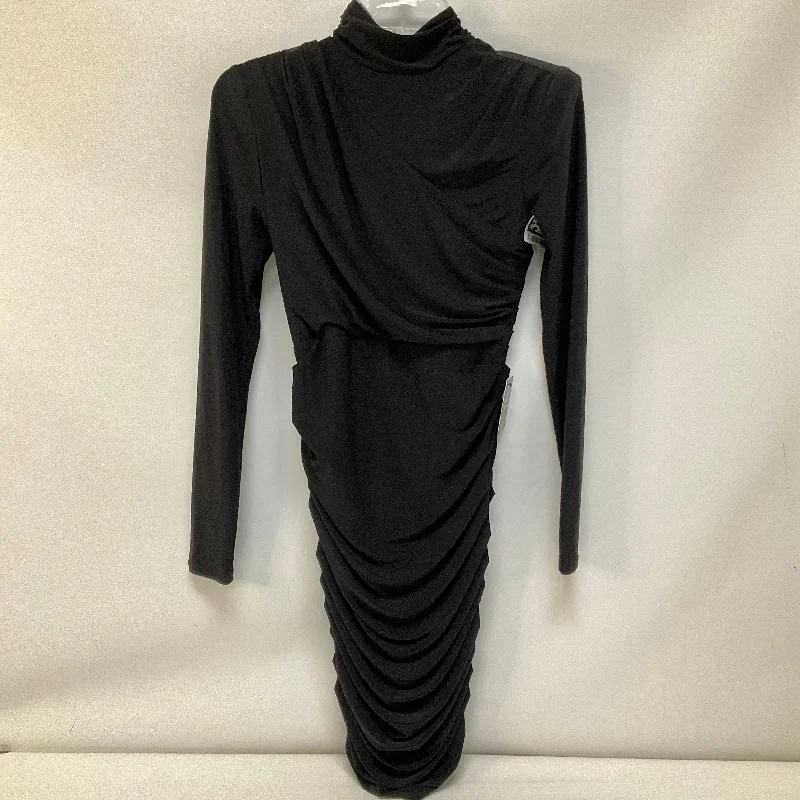 Black Dress Party Short Express, Size Xs Tunics Silk luxurious
