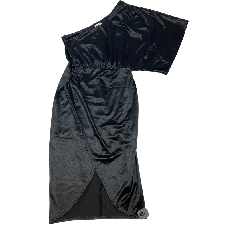 Black Dress Party Short Pink Lily, Size L Tunics Formal black
