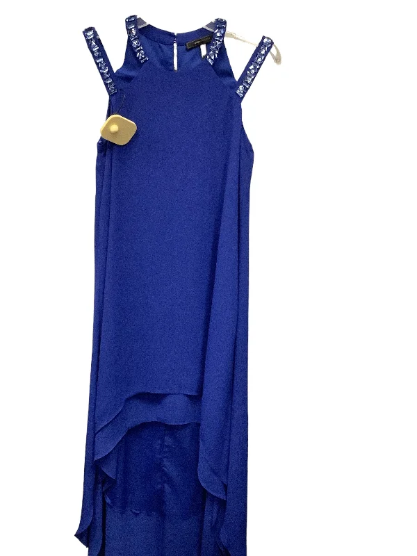 Blue Dress Party Long Bcbgmaxazria, Size Xxs Tunics Occasion special