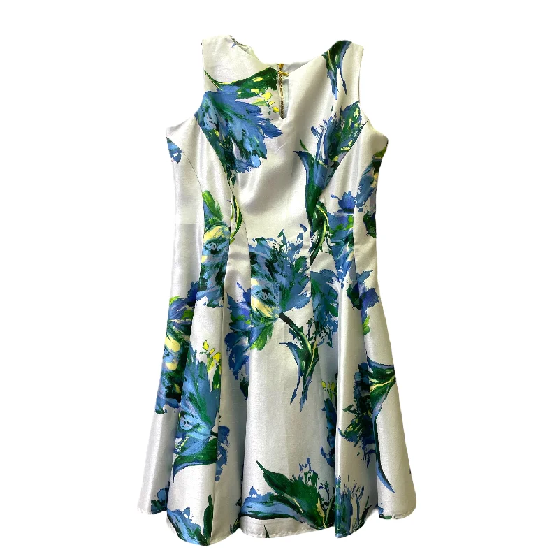 Blue Dress Party Short By Dressbarn, Size: L Tunics Bridal satin