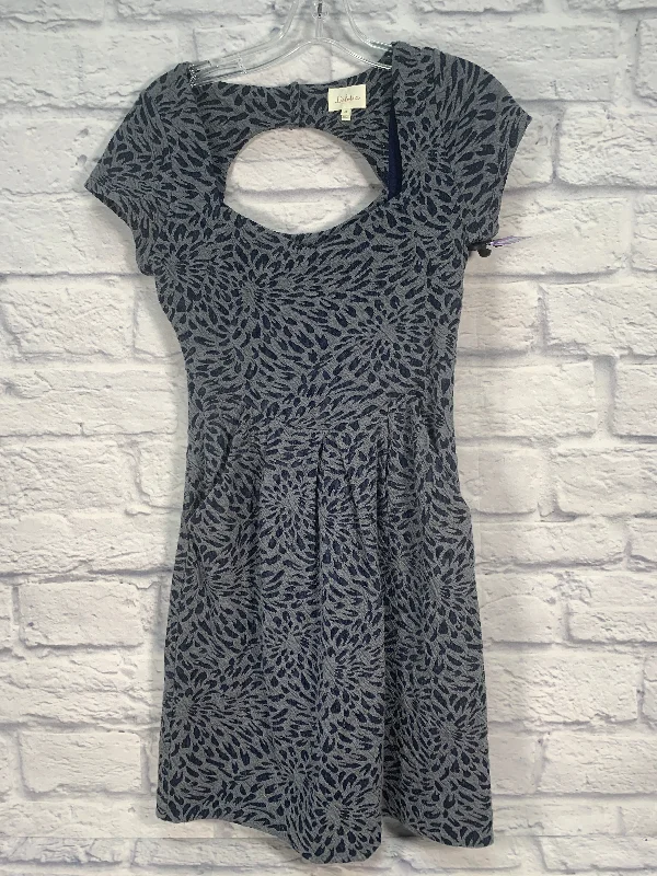 Blue Dress Party Short Deletta, Size Xs Glittery Long Formal