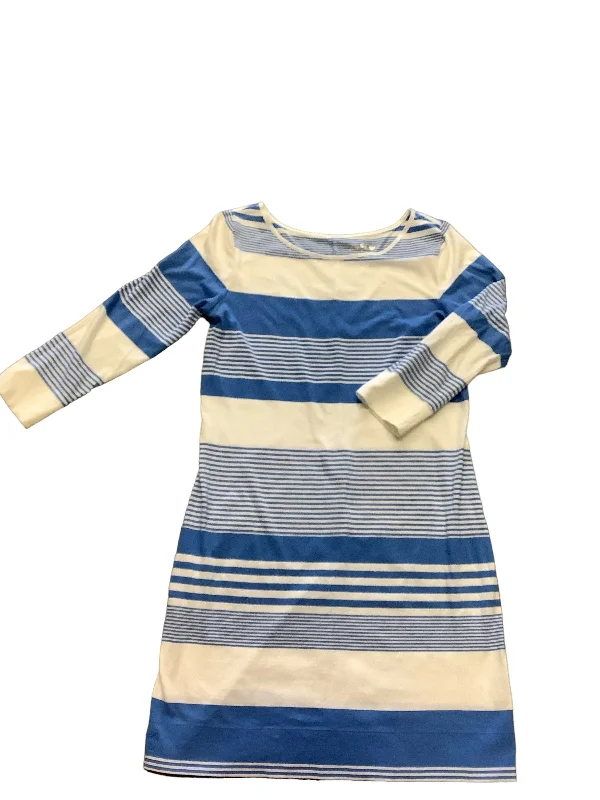 Blue Dress Party Short Lilly Pulitzer Boat Neckline Classic