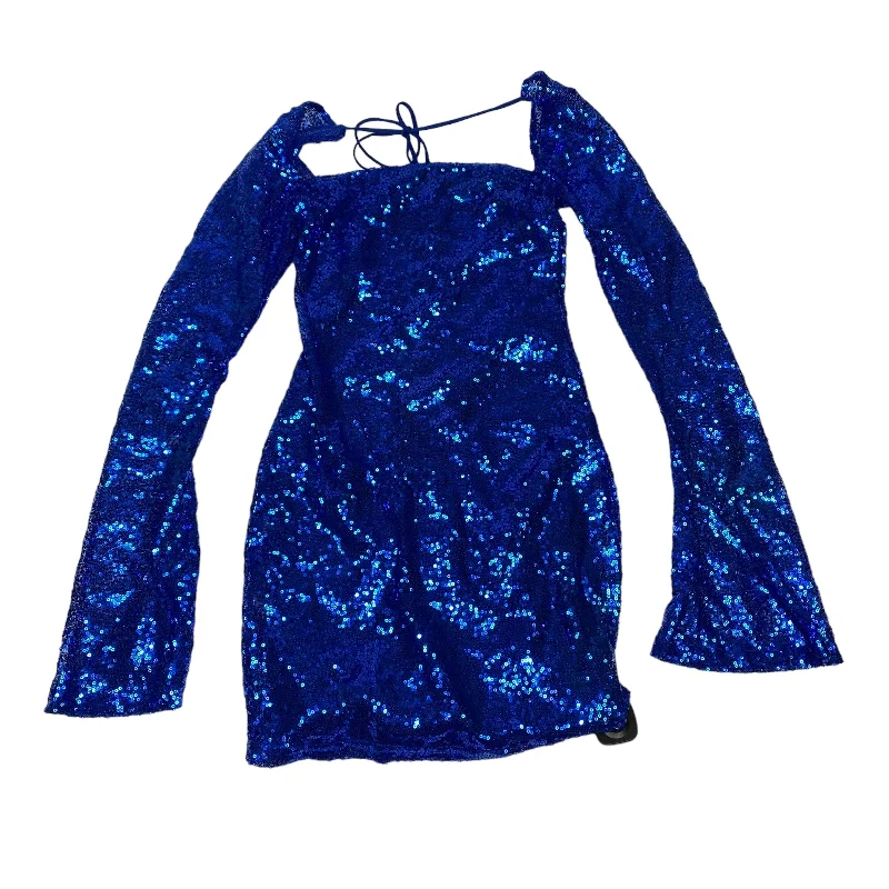 Blue Dress Party Short Lucy in the Sky, Size S Tunics Denim casual