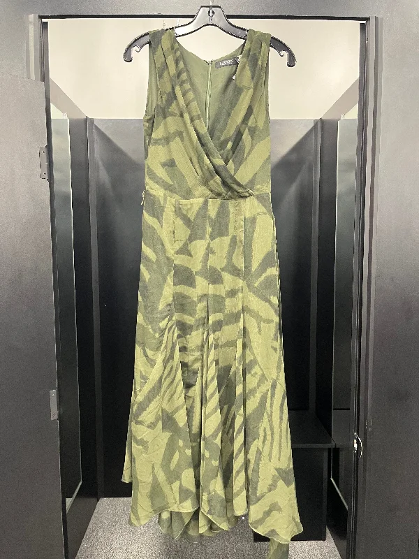 Camoflauge Dress Party Long Ralph Lauren Black Label, Size Xs Tunics Print Colorful