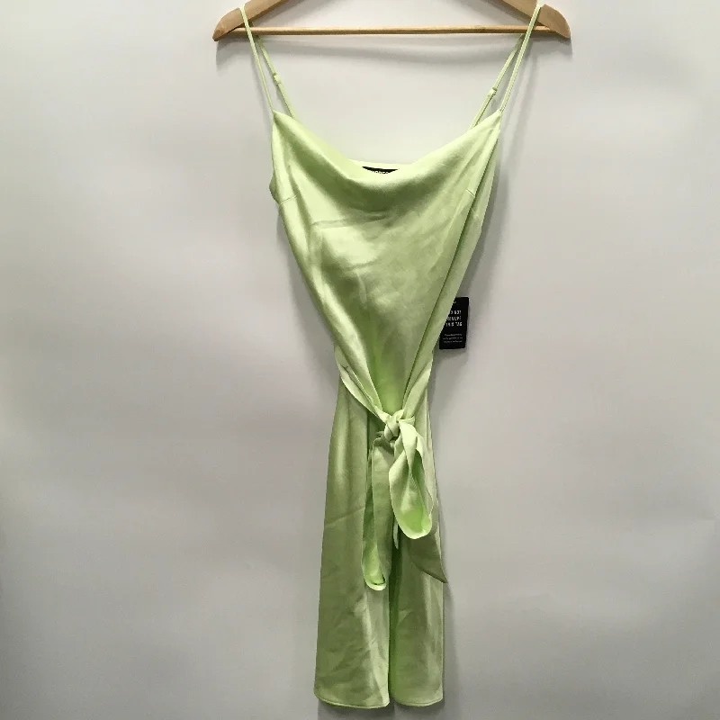 Chartreuse Dress Party Short Express, Size Xs Tunics Seasonal trendy