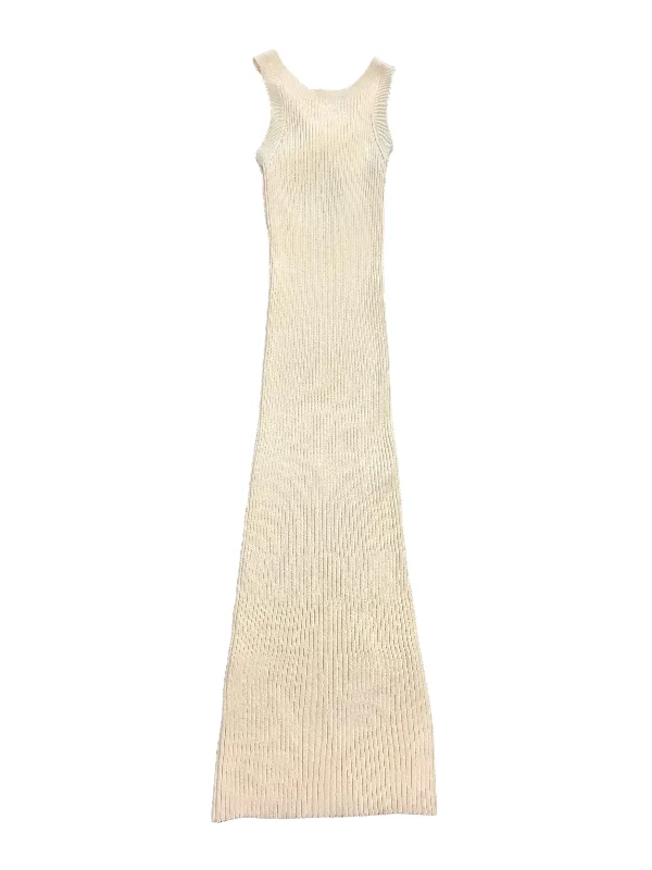 Cream Dress Party Long Cma, Size S Tunics Sale discount