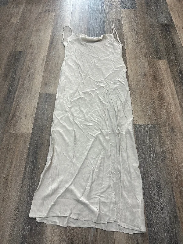 Cream Dress Party Long Meshki, Size Xxl Tunics Designer luxury