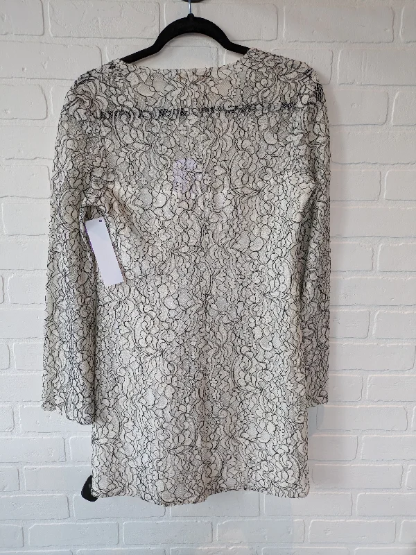 Cream Dress Party Short Wayf, Size S Tunics stripes playful
