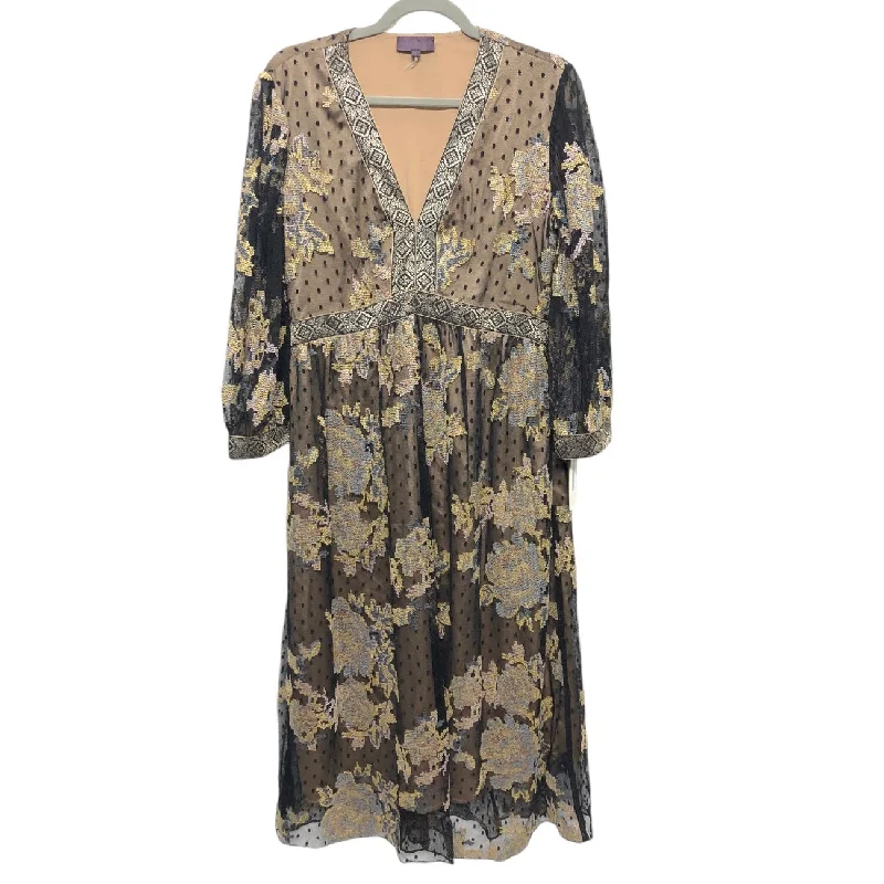 Dress Party Long By Hale Bob In Black & Cream, Size: L Tunics Cozy comfortable