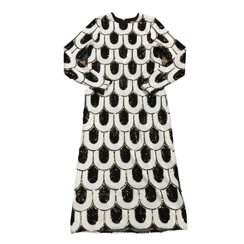 Dress Party Long By Show Me Your Mumu In Black & White, Size: M Lace Sexy Club