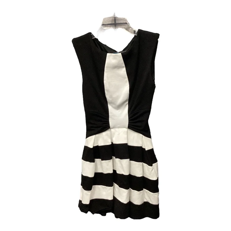 Dress Party Short By Eva Franco In Black & White, Size: 0 Chiffon Maxi Beach