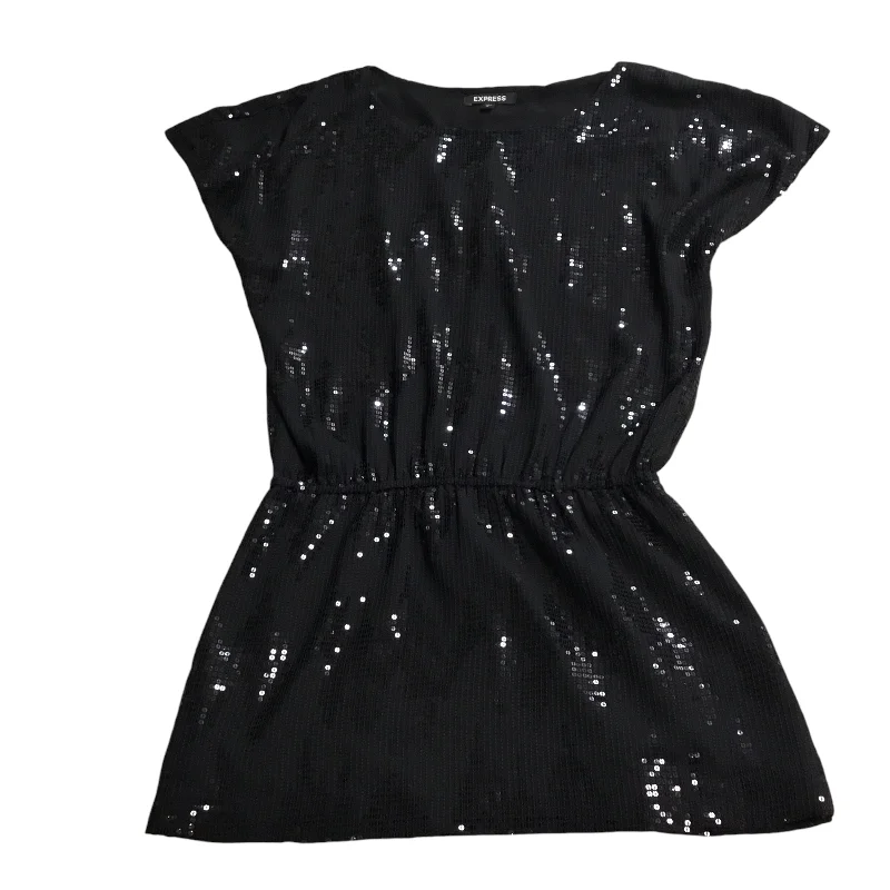Dress Party Short By Express In Blue, Size: M Tunics Luxurious high-end