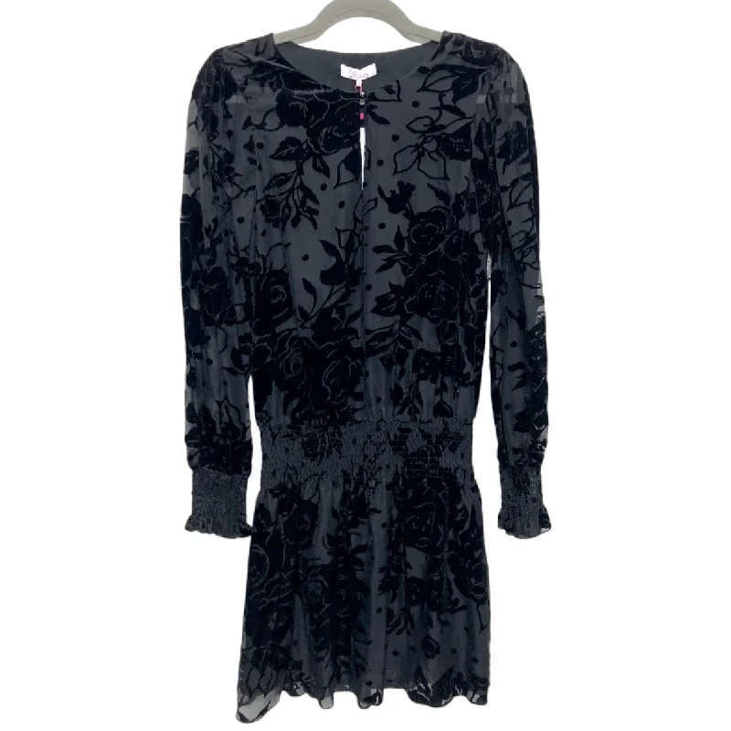 Dress Party Short By Parker In Black, Size: S Off-the-shoulder Bohemian Festive