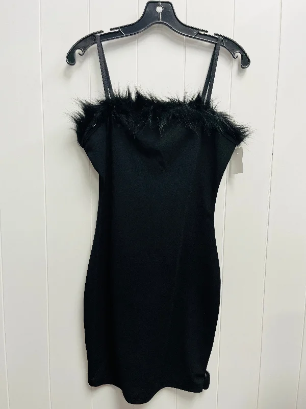 Dress Party Short By Shein In Black, Size: S Crew Neckline Casual