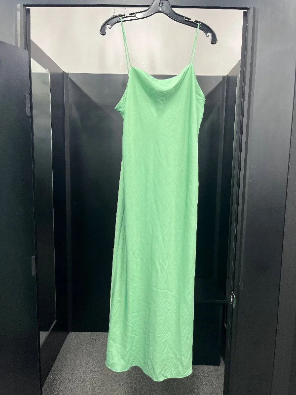 Green Dress Party Long Banana Republic, Size L Tunics Wedding white