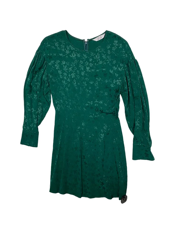 Green Dress Party Short PARIS ATELIER, Size 0 Lace Sexy Club