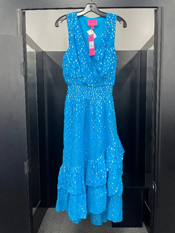 Multi-colored Dress Party Long Lilly Pulitzer NWT, Size S A-Line Day Work