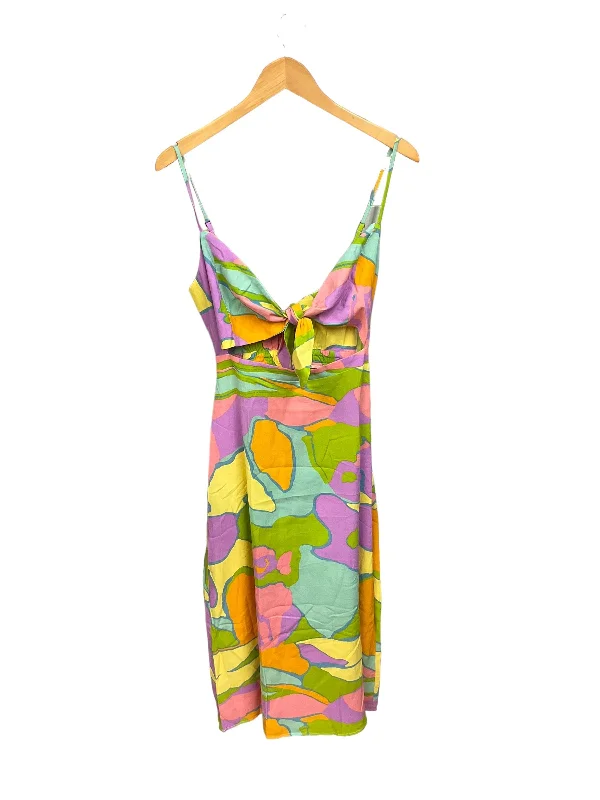 Multi-colored Dress Party Long Show Me Your Mumu, Size Xs Bodycon Fitted Nightout
