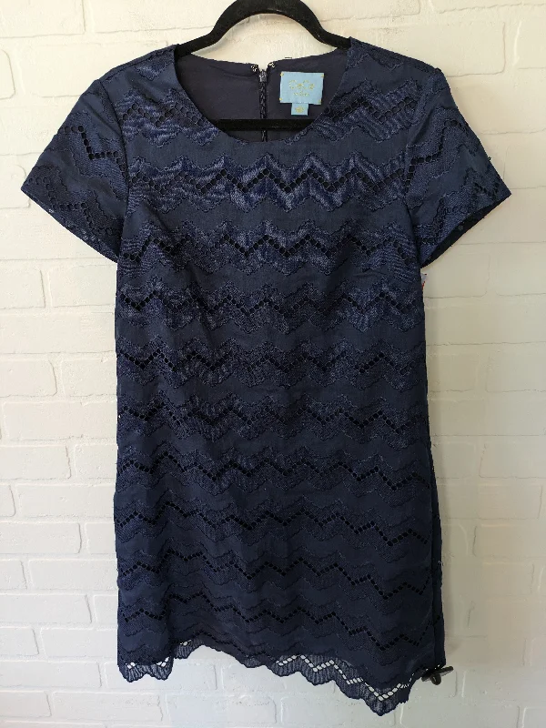 Navy Dress Party Short Cece, Size M Halter Neckline Beach