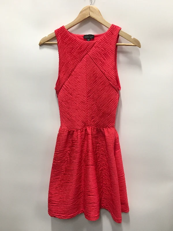 Orange Dress Party Short Top Shop, Size S empire Waist empire