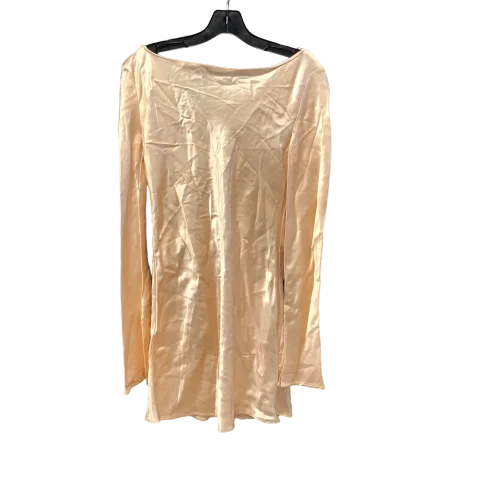 Peach Dress Party Short Zara, Size S Tunics Velvet soft