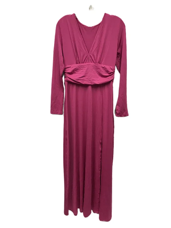 Pink Dress Party Long By Anrabess, Size: S Tunics Trousers formal