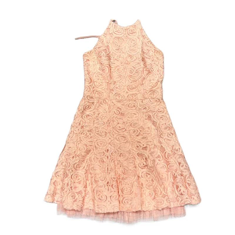 Pink Dress Party Short By Bcbgmaxazria, Size: M Tunics Spring floral