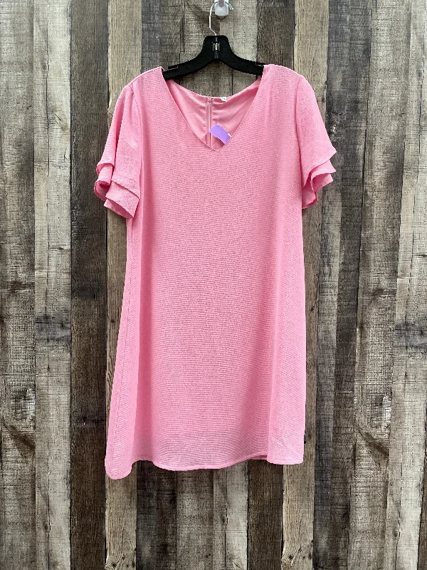 Pink Dress Party Short Cmf, Size M Tunics Cozy soft