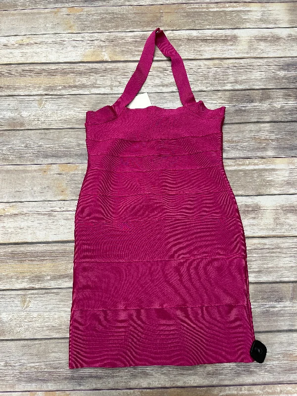 Pink Dress Party Short Forever 21, Size Xl Bodycon Fitted Nightout