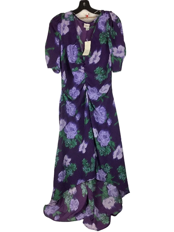 Purple Dress Party Long A New Day, Size L Tunics Trendy modern