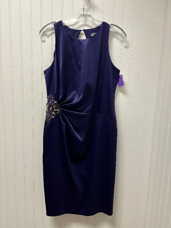 Purple Dress Party Short Eliza J, Size M Tunics Handmade artisanal