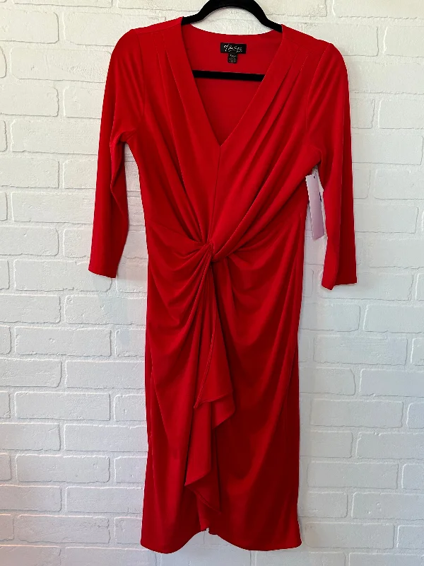 Red Dress Party Short Thalia Sodi, Size S Chiffon Maxi Beach
