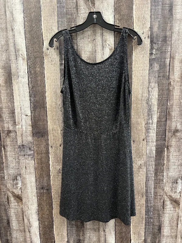 Silver Dress Party Short Divided, Size L Tunics stripes playful