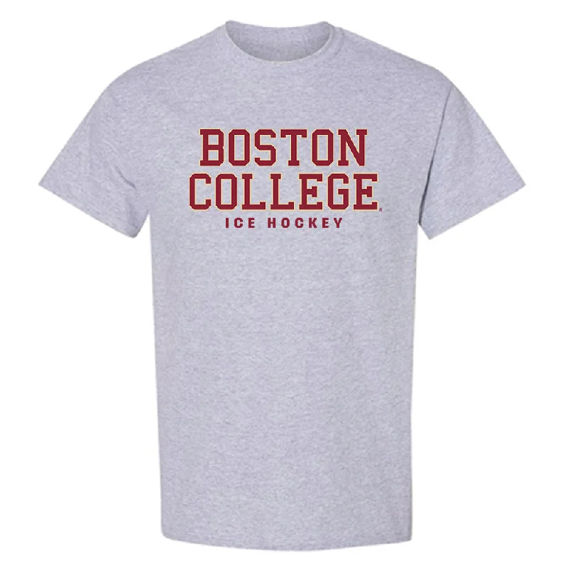 Boston College - NCAA Women's Ice Hockey : Skyler Sharfman - Classic Shersey T-Shirt-- Boxy Fit Fitted Loose Boston College - NCAA Women's Ice Hockey : Skyler Sharfman - Classic Shersey T-Shirt-- Boxy Fit Fitted Loose
