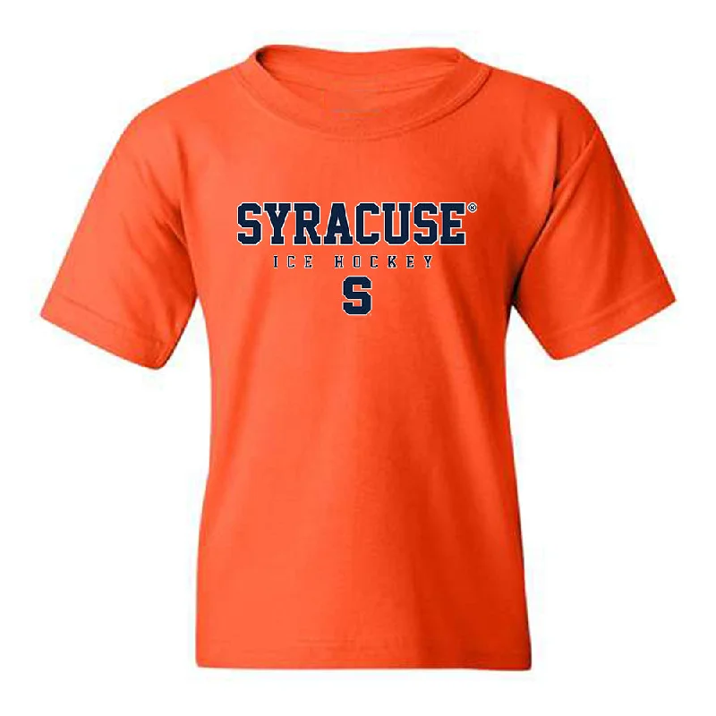 Syracuse - NCAA Women's Ice Hockey : Sarah-Michelle Gendron - Classic Shersey Youth T-Shirt-- Collared Crew Neck Turtle Neck Syracuse - NCAA Women's Ice Hockey : Sarah-Michelle Gendron - Classic Shersey Youth T-Shirt-- Collared Crew Neck Turtle Neck