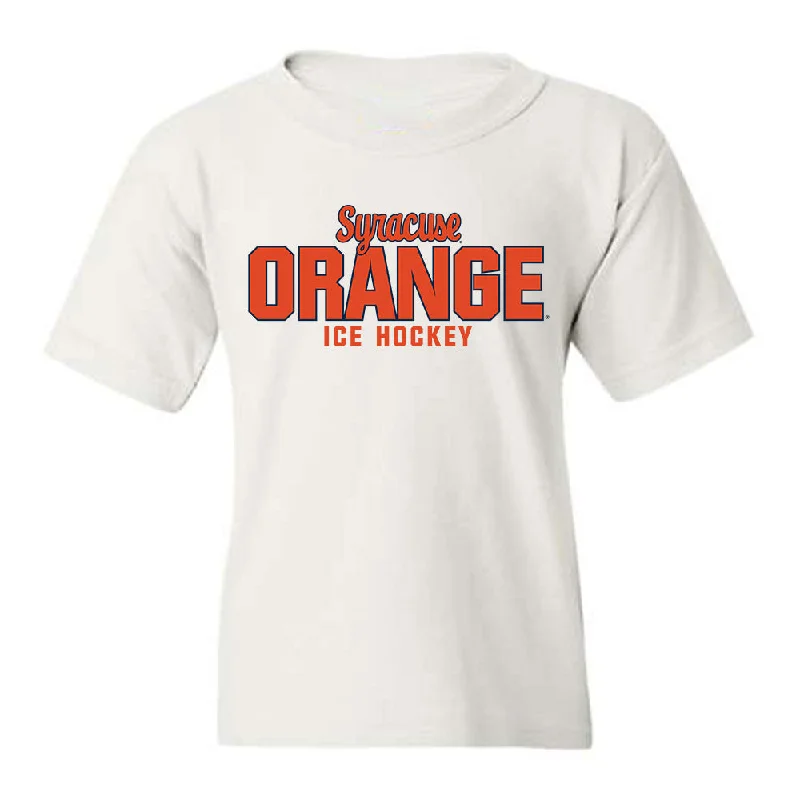 Syracuse - NCAA Women's Ice Hockey : Sarah-Michelle Gendron - Classic Shersey Youth T-Shirt-- Hooded Caped Shawl Collar Syracuse - NCAA Women's Ice Hockey : Sarah-Michelle Gendron - Classic Shersey Youth T-Shirt-- Hooded Caped Shawl Collar