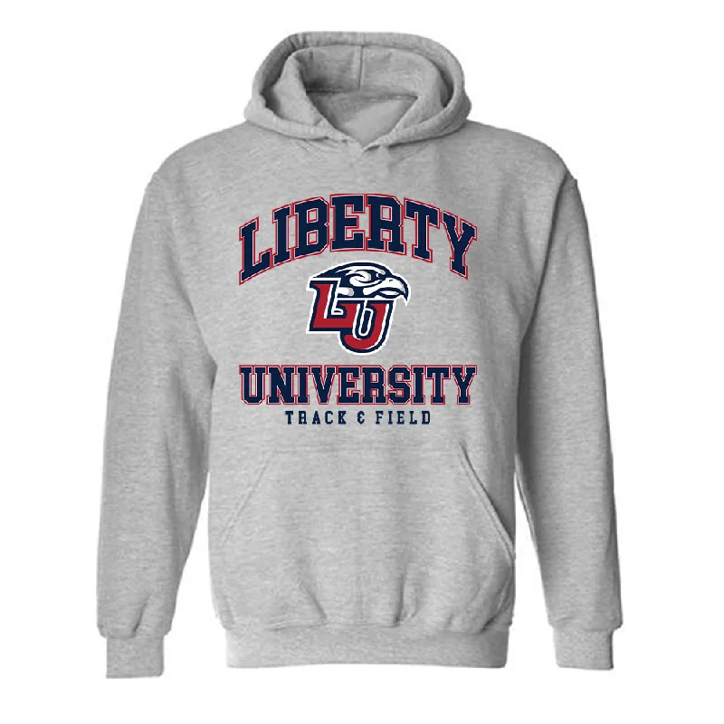 Liberty - NCAA Women's Track & Field : Lucy Hauser - Generic Shersey Hooded Sweatshirt Hoodie with Ribbed Hem Stretchable Secure Liberty - NCAA Women's Track & Field : Lucy Hauser - Generic Shersey Hooded Sweatshirt Hoodie with Ribbed Hem Stretchable Secure