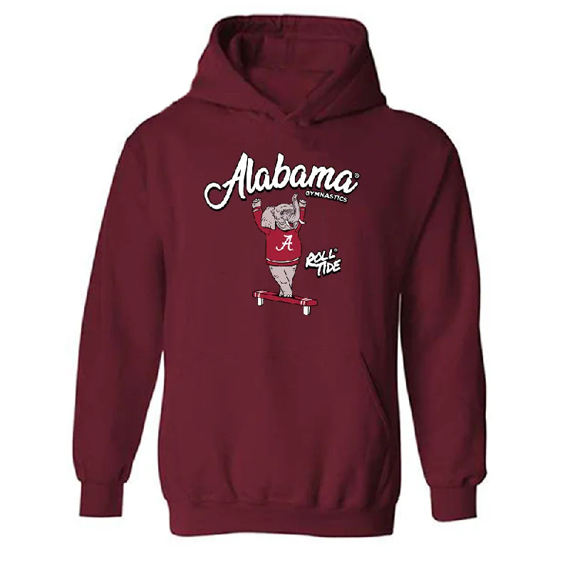 Alabama - NCAA Women's Gymnastics : Shania Adams - Hooded Sweatshirt Fashion Shersey Hoodie with Ribbed Cuffs Snug Fit Comfort Alabama - NCAA Women's Gymnastics : Shania Adams - Hooded Sweatshirt Fashion Shersey Hoodie with Ribbed Cuffs Snug Fit Comfort