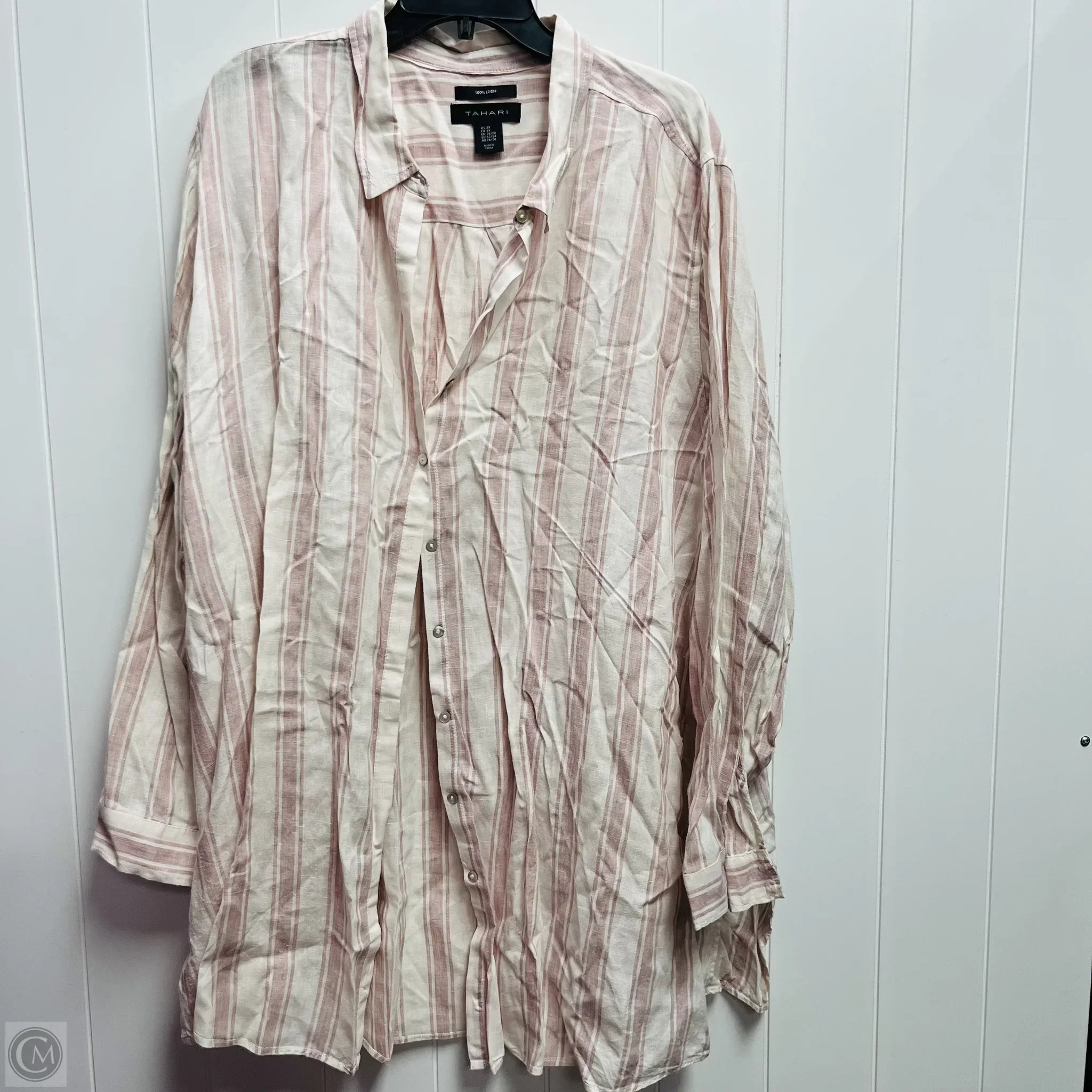 Dress Casual Short By Tahari By Arthur Levine In Pink, Size: 3x Tunics Sophisticated sleek Dress Casual Short By Tahari By Arthur Levine In Pink, Size: 3x Tunics Sophisticated sleek