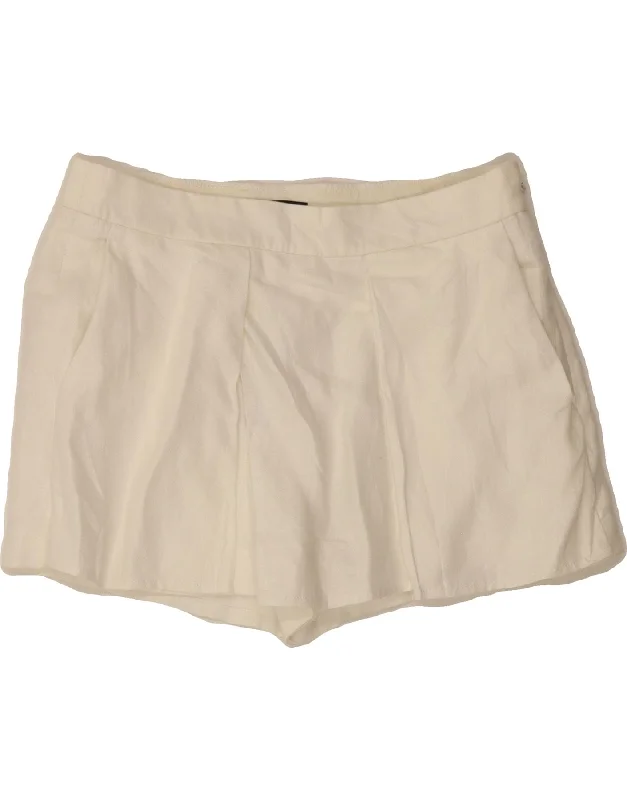 J. CREW Womens Mini Skirt US 2 XS W30 White Herringbone Cotton lightweight skirt design J. CREW Womens Mini Skirt US 2 XS W30 White Herringbone Cotton lightweight skirt design